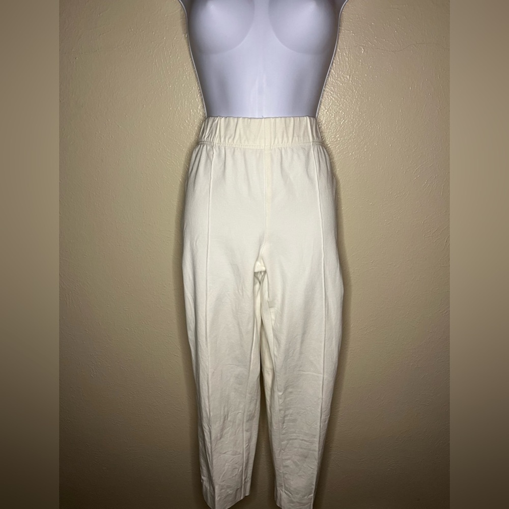 White cotton slacks